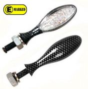 CLEVER ΦΛΑΣ ΜΕ LED 0118 MINI OVAL CARBON