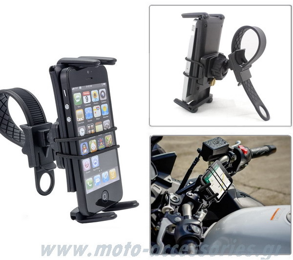 ΒΑΣΗ SMARTPHONE ΓΙΑ ΤΙΜΟΝΙΑ ΕΩΣ 50mm ARKON SLIM GRIP (με Quick Release ιμάντα)