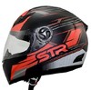 ΚΡΑΝΟΣ FULL FACE STR BULLET MATT BLACK / RED