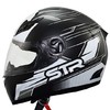 ΚΡΑΝΟΣ FULL FACE STR BULLET MATT BLACK / WHITE