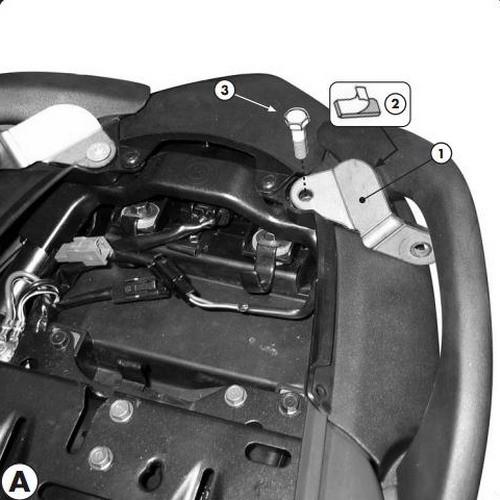 ΚΙΤ ΠΡΟΣΑΡΜΟΓΗΣ ΒΑΣΕΩΝ PL-PLX ΓΙΑ VERSYS 650 2006> GIVI 447KIT