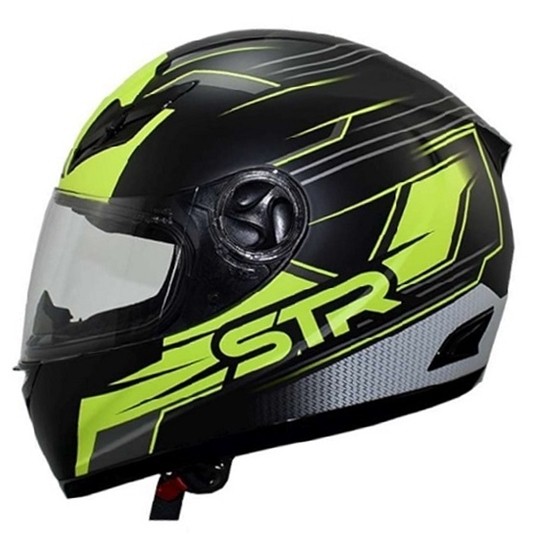 FULL FACE ΚΡΑΝΟΣ STR BULLET MATT BLACK / FLUO