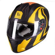 FULL FACE ΚΡΑΝΟΣ MOTO MT STINGER WARHEAD MATT BLACK -YELLOW
