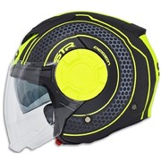 ΚΡΑΝΟΣ OPEN FACE STR TRON MATT BLACK / YELLOW